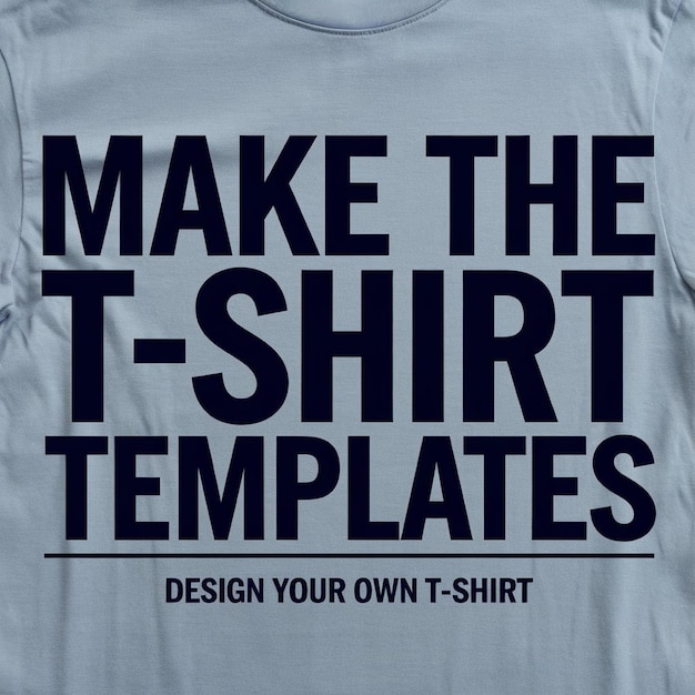 Photo make the t shirt templats