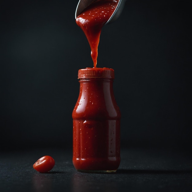 Photo make your meals more flavorful with the robust and tangy taste of this ketchup