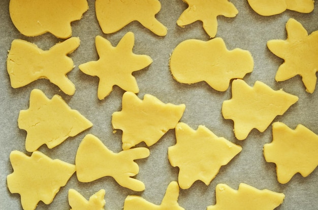 Making gingerbread cookies for Christmas