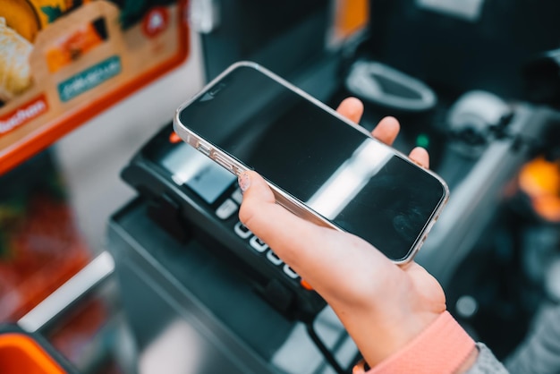 Making mobile payments from pos device via mobile phone