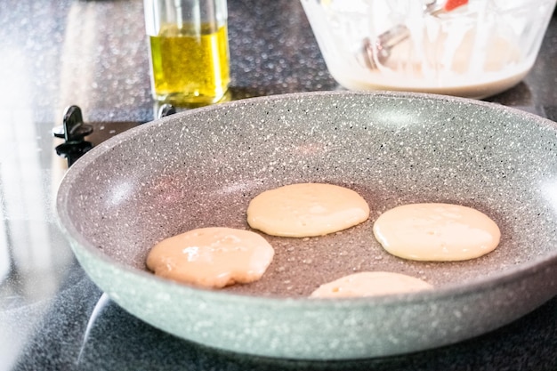 Making pancakes