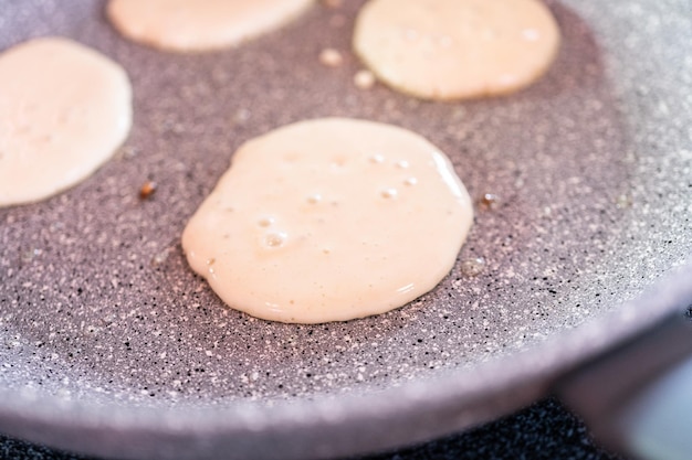 Making pancakes