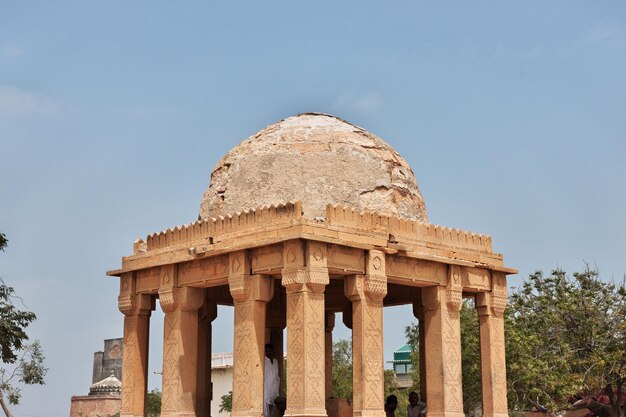 Makli Necropolis vintage tombs in Thatta Pakistan