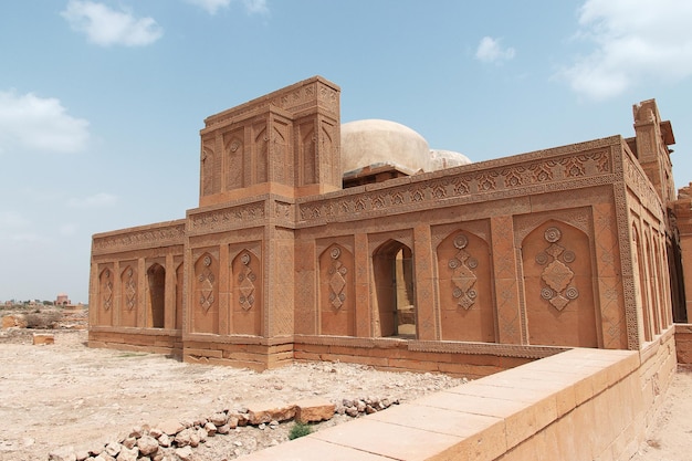 Makli Necropolis vintage tombs in Thatta Pakistan