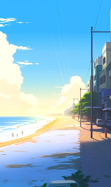 Makoto Shinkai background