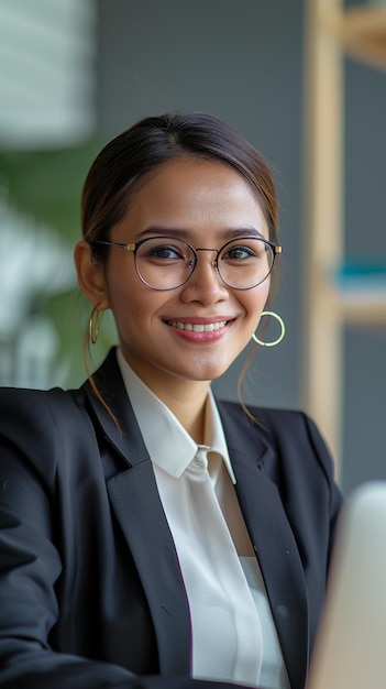 A Malay Woman in a Suit