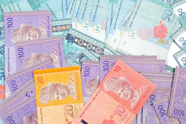 Malaysia Ringgit Note Background