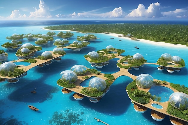 Maldives Floating City A Visionary Paradise Above the Waves