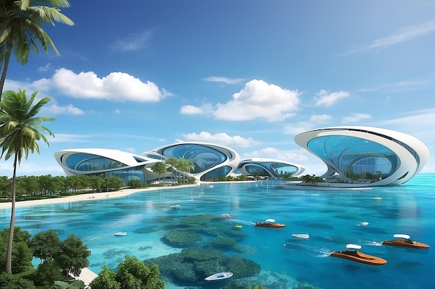 Maldives Floating City A Visionary Paradise Above the Waves