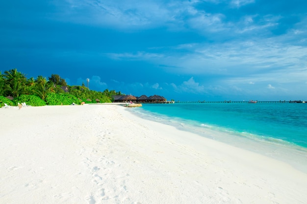 Maldives island with beach