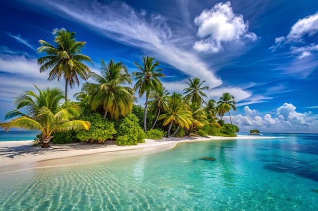 Maldives Islands Ocean Tropical Beach