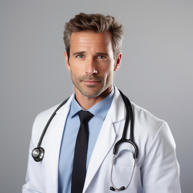 Male Doctor Professional Health Care Hospital Stock Photo