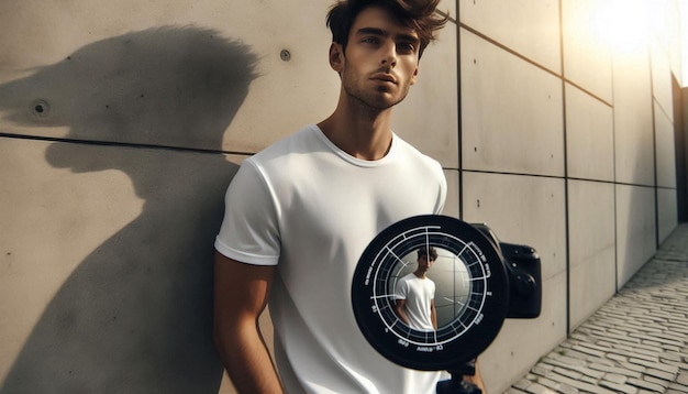 male model white Tshirt HD image male model photoshoot male model stock photo