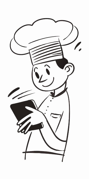 Photo male restaurant chef in professional clothes smiling