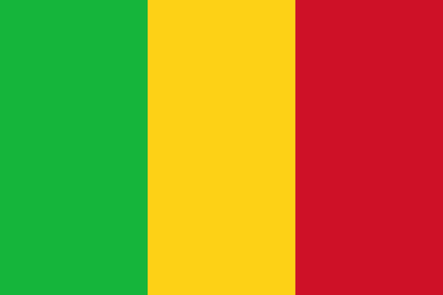 Mali flag background Illustration Texture Flat flag