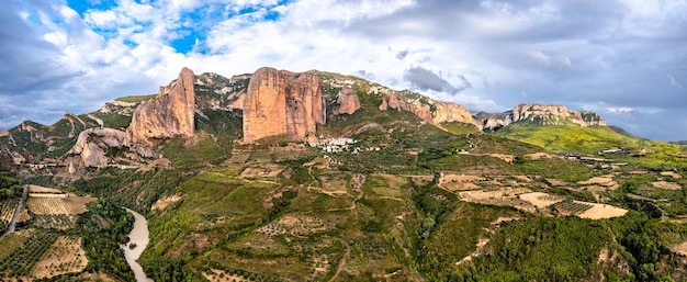 Mallos de Riglos in Huesca Spain