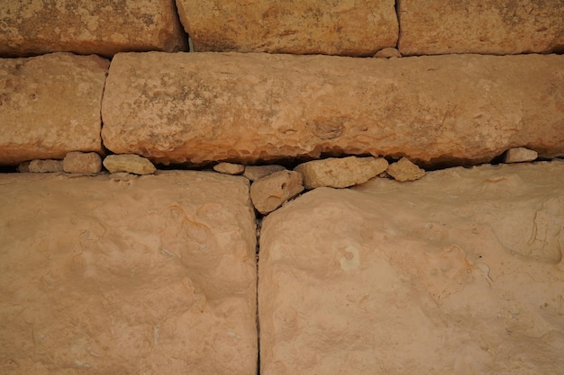 Malta megalitic temple archeological site