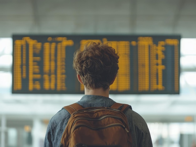 Photo man at the airport