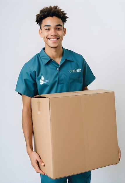 a man in a blue shirt with the word la on the front of it