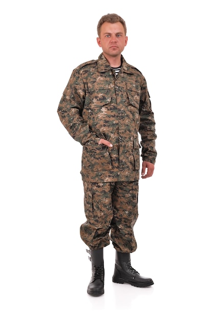 Man in camouflage