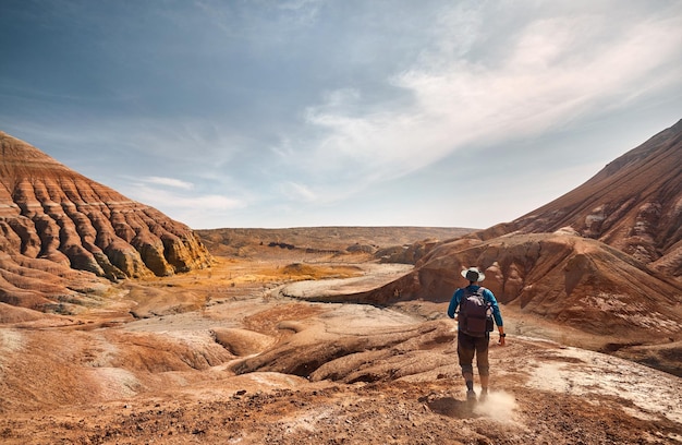 Man in the desert