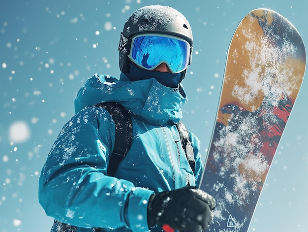 Photo man enjoying cold weather