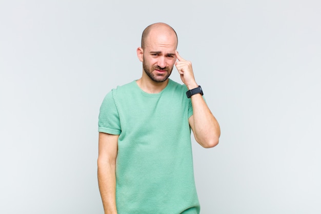 Man feeling confused and puzzled