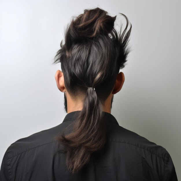 man hair style from back side