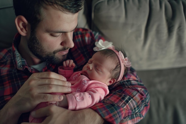 Man Holding Baby