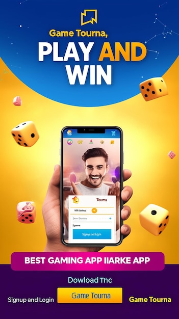 a man holding a phone that says win win win win