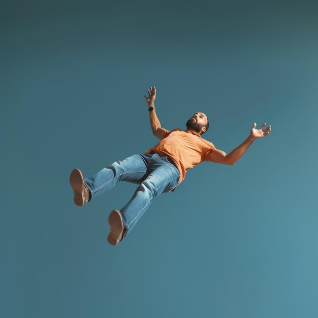 man jumping