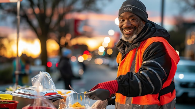 Man participating in a community service project selfdevelopment fostering empathy and social responsibility