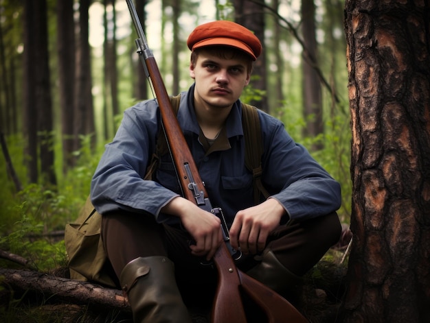 Man serves as a dedicated and fearless soldier