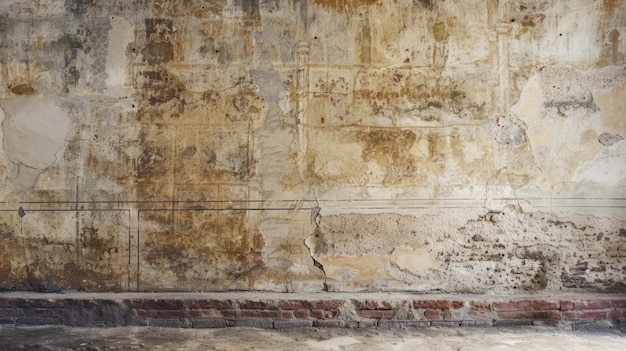 Man Sitting on Bench in Front of Wall