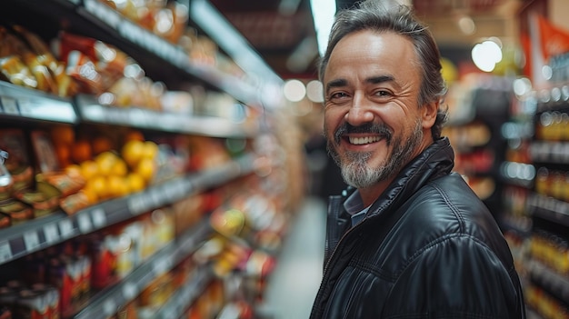 a man stands in front of a refrigerator full of beer