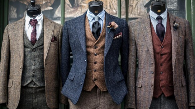 Photo a man stands in front of a window with a suit on it and a shirt that says quot the word quot on it