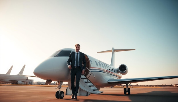 Photo a man stands next to a plane that says  united  on the side