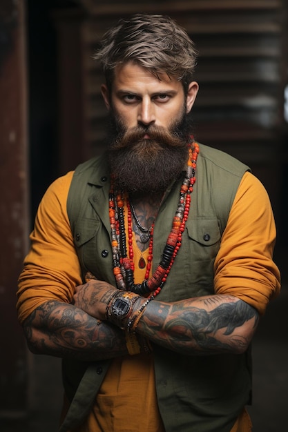 man style HD 8K wallpaper Stock Photographic Image