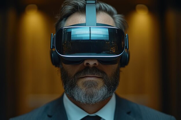 Man in VR Headset