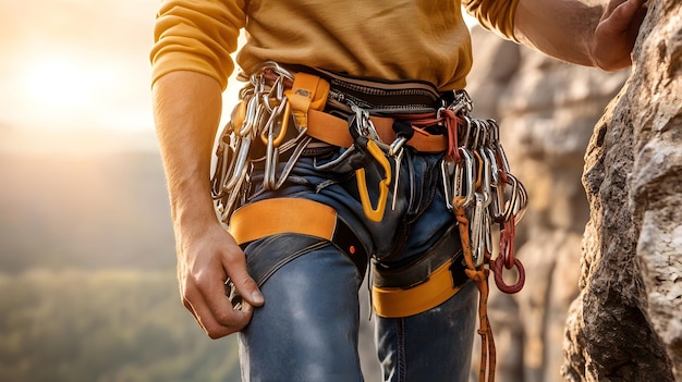 a man wearing a belt that says quot chains quot on it