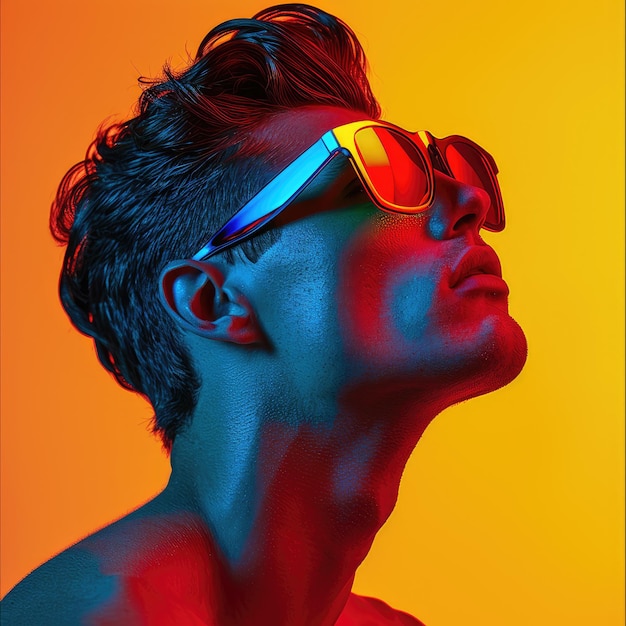 Man Wearing Sunglasses