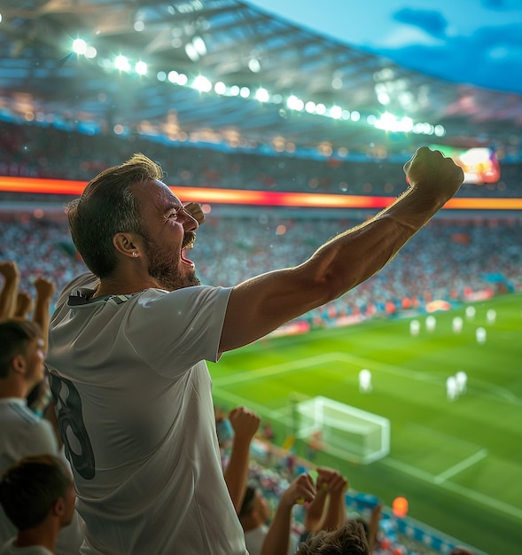 a man wearing a white shirt with the number 12 on it