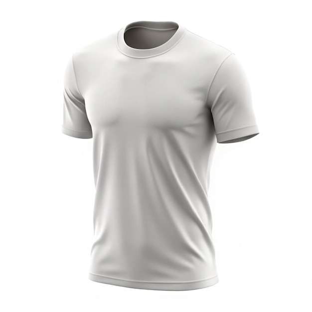 A Man Wearing White T Shirt Mockup