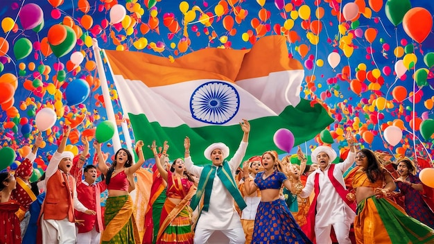 a man in a white hat is holding a flag with the word quot national quot on it