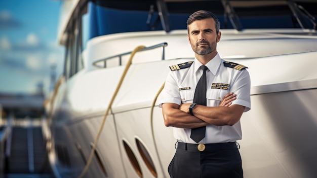 a man in a white shirt with the word pilot on the front of his shirt