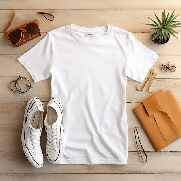 man white T Shirt mock up