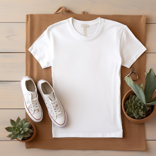 man white T Shirt mock up