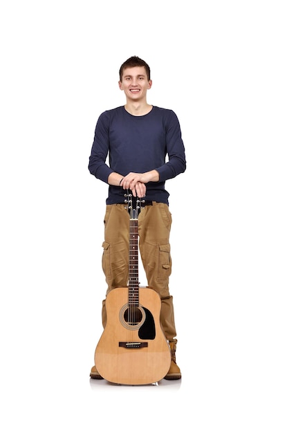 Man with acoustic guitar