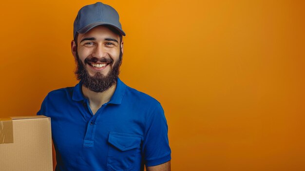 Photo a man with a beard and a hat on