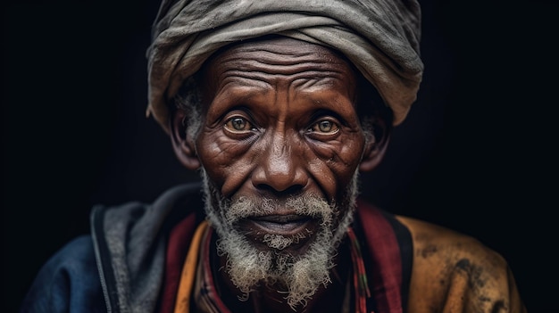 A man with a beard and a hat